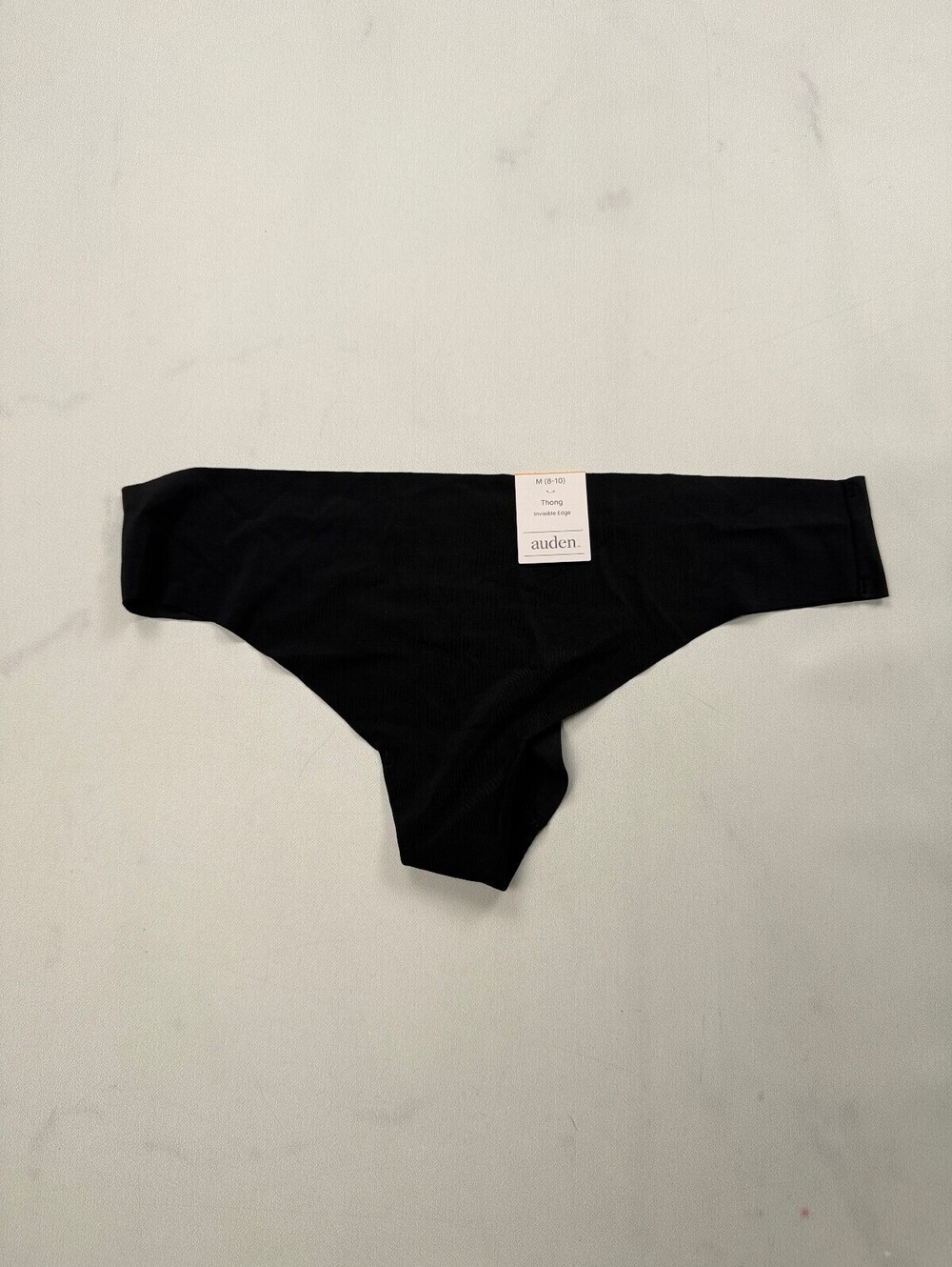 Auden Thong Black Current Minimal Modern Classic - Womens M